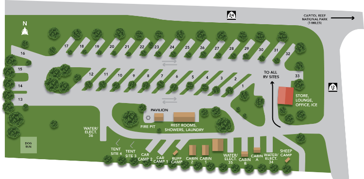 Accommodations and Rates - Wonderland RV Park